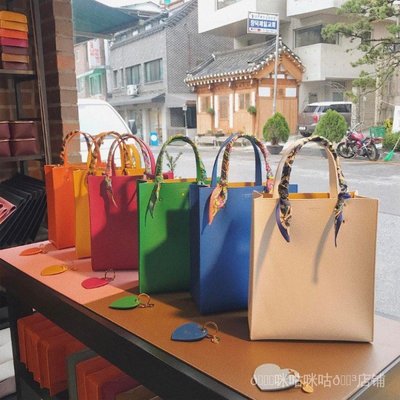 韓國fibreno同款小眾設計師tote托特包通勤包簡約百搭手提側背包斜背包新款能放A4-小妹雜貨店