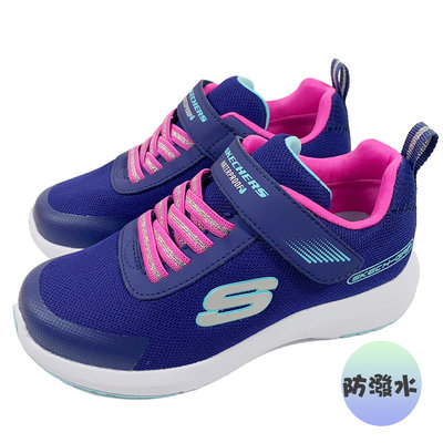 (CX) SKECHERS 女童鞋 DYNAMIC TREAD 防潑水 運動鞋 302425LNVPK藍桃 [迦勒]