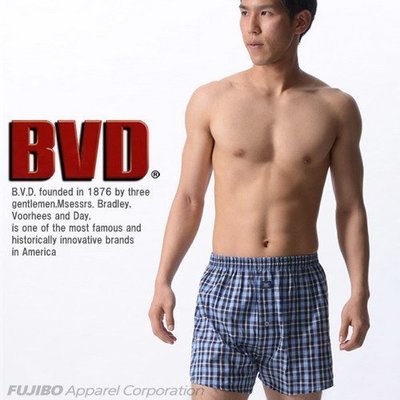 BVD男純棉居家平織褲~ 五片式平口褲M~LL ( 100%純棉)本商品寄送時為隨機選色