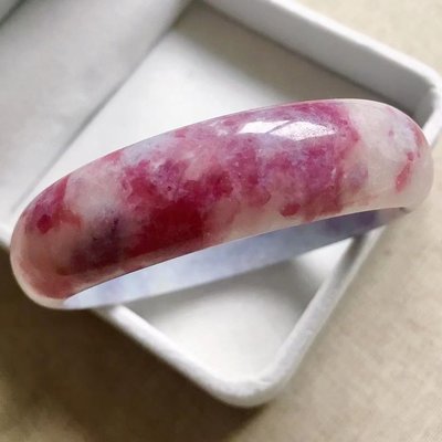 ❤妙玉生花優品購❤極美純天然梅花碧璽手鐲 約：16.9×7.2×61.3mm 重量：56.5G