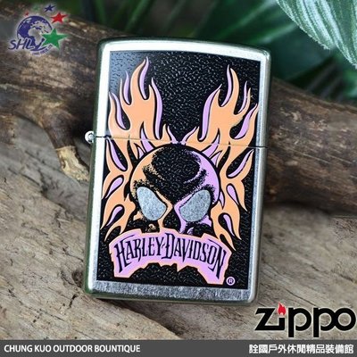 馬克斯 ZP063 Zippo Harley Davidson 哈雷重機 - 骷髏怪客典藏版| # 24506