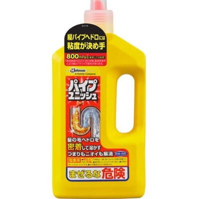 日本SC Johnson 清潔劑 強效消除 水管 疏通劑 清潔 消臭 浴廁水管清潔劑800g
