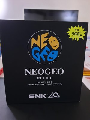 SNK 40周年紀念 NEOGEO NEO GEO Mini迷你遊戲機 內含 40 種遊戲機 全新