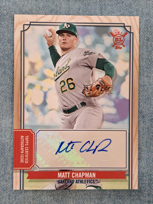 Matt Chapman 簽名卡