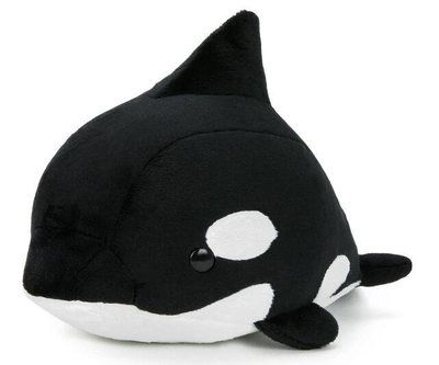 00  日本進口 好品質 限量品 可愛柔順 虎鯨 鯨魚  動物絨毛絨抱枕玩偶娃娃玩具擺件禮物禮品