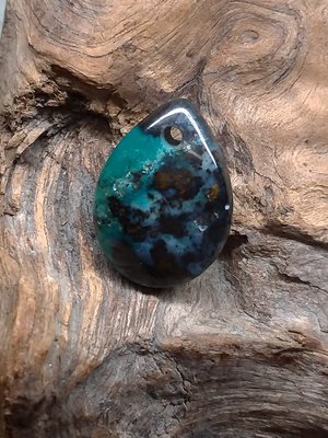 【礦鈺居】~印尼產的銅花藍寶~早期石~7ct