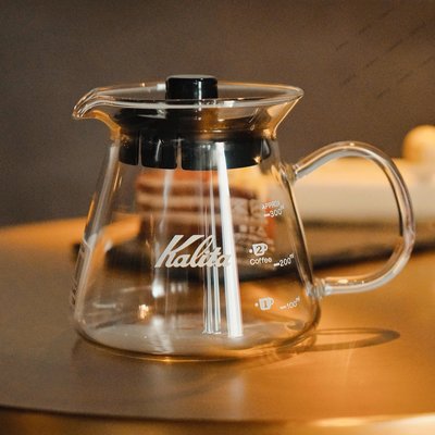 日本kalita卡莉塔咖啡分享壺玻璃手沖咖啡壺套裝家用滴漏式濾壺-心願便利店