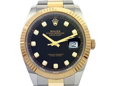 【JDPS 御典品 / 勞力士專賣】ROLEX錶 126333 錶徑41 黑面時鑽 附盒證 編號H34165-2