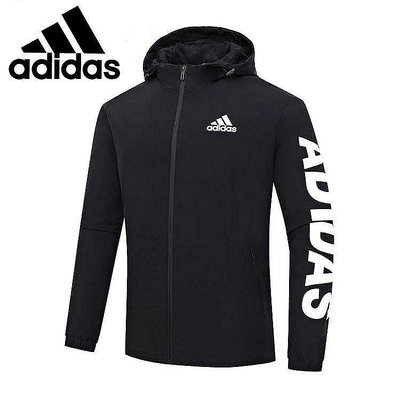 Adidas阿迪達斯風衣男2024春新款運動防風衣夾克訓練連帽外套1911