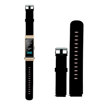 適用華為手表B5手環表帶華為watch手表帶 榮耀S1硅膠運動腕帶18mm