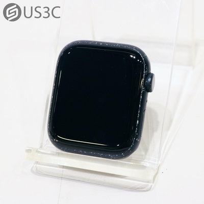 【US3C-青海店】【一元起標】台灣公司貨 Apple Watch 7 45mm GPS 藍色鋁金屬錶殼 心率偵測 二手智慧手錶