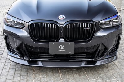 ✽顯閣商行✽日本 3D design BMW G01 X3 LCI/G02 X4 LCI 碳纖維前下巴 前擾流 M40i