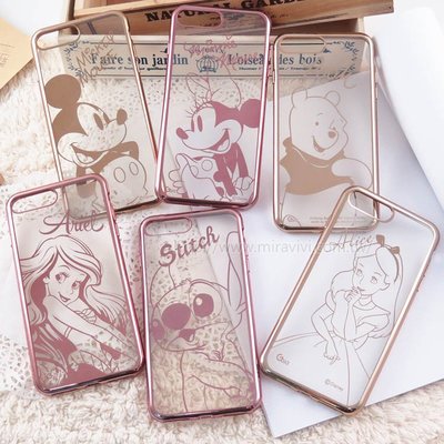 【Disney 】迪士尼時尚質感電鍍保護套-人物系列 iPhone 7 Plus (5.5吋)
