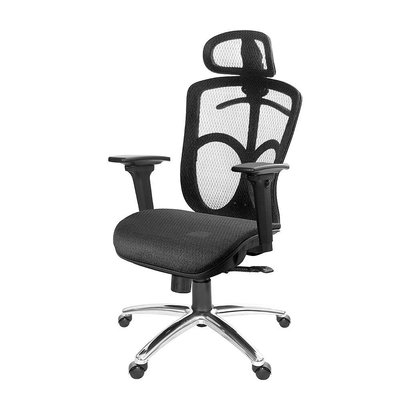 GXG 高背全網 電腦椅 (鋁腳/3D升降手) 型號091 LUA9