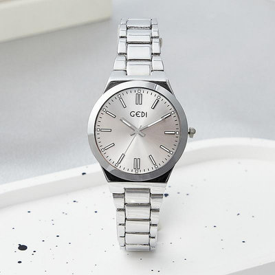 現貨女士手錶腕錶歌迪時尚多巴胺女錶新款簡約高顏值石英錶女士防水鋼帶手錶