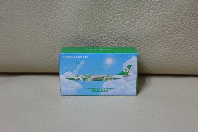 長榮航空 EVA AIR  AIRBUS A300-200 KITTY 專機 絕版 限量 珍藏版 紀念 撲克牌 收藏