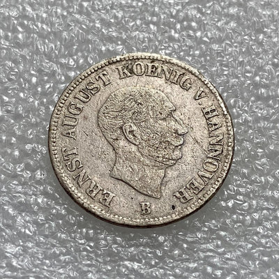 二手 德國德邦-漢諾威王國1846年112泰勒銀幣 C172 錢幣 銀幣 硬幣【奇摩錢幣】2418