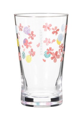 含運費789元~STARBUCKS日本星巴克咖啡2018年櫻花季第二波商品-透明櫻花玻璃杯~日本製造