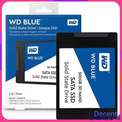 企鵝電子城3d NAND SATA SSD 1TB 藍色 3D NAND 內部 PC SSD SATA III 6 Gb/s