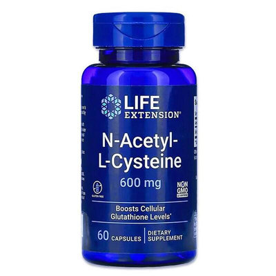 海外代購 Life Extension ,NAC，N-乙醯-L-半胱氨酸 600mg，60