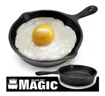 【樂活登山露營】台灣 MAGIC 美極客 迷你鑄鐵圓型煎盤10.5cm RV-IRON 030-4 煎蛋 鑄鐵 烤盤