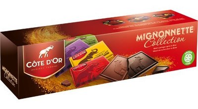 比利時代購巧克力-Cote d'Or 比利時大象牌小片綜合巧克力，買10盒送1盒，另有提供86%供顧客選購。