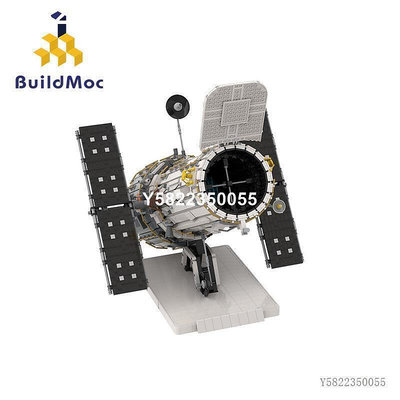 BuildMoc太空系列哈勃空間望遠鏡MOC-75987套裝 兼容樂高拼搭積木