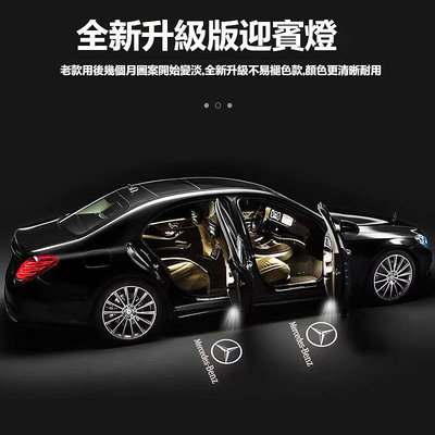 BENZ賓士照地燈迎賓燈W213 E300 W205 C300 W204 GLC E級C級車門燈改裝