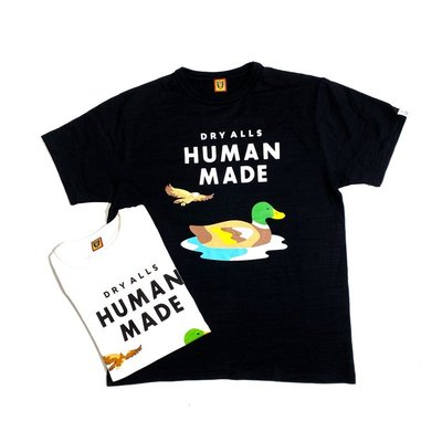 【熱賣精選】最新款 HUMAN MADE 22SS新款老鷹游泳鴨字母短袖T恤情侶寬松短袖