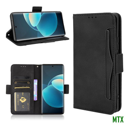 MTX旗艦店Vivo X60 Pro Plus 多卡槽 翻蓋皮套 Vivo X60 錢包款手機殼 磁扣 掀蓋 保護殼 支架插卡