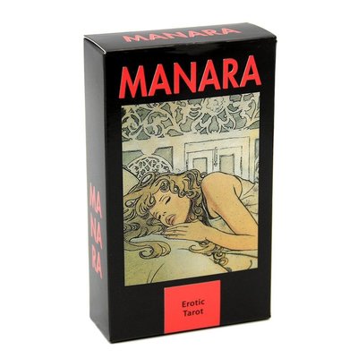 英文卡薩諾瓦通靈之戰情色感性藝術 -Manara Erotic Tarot 塔羅牌