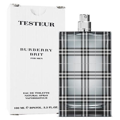 【BURBERRY】Brit for Men 風格 男性淡香水 100ml TESTER-環保盒無蓋