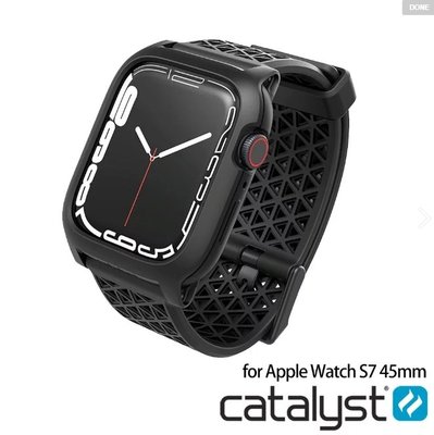 免運 Apple Watch S7 41mm 45mm 耐衝擊 防摔殼 保護殼 含錶帶 軍規防摔 CATALYST 錶帶