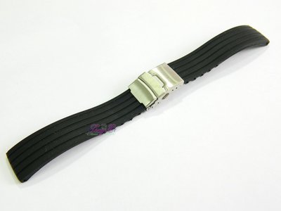 淞壹時光小站~~高質感矽膠錶帶 不鏽鋼製安全扣 Rolex Tissot Seiko ORIS (不含錶頭)