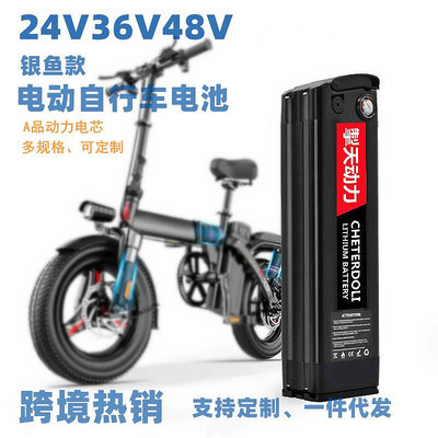 48v電動車電瓶車電池銀魚款折疊自行車36V 20Ah 18650鋰電池
