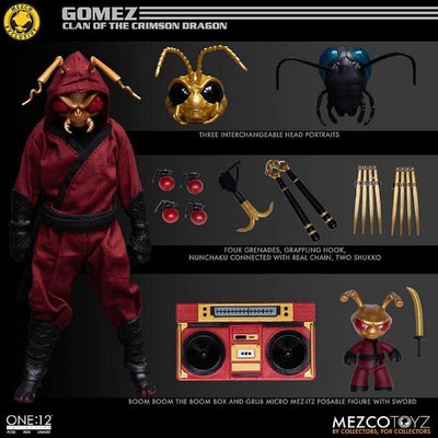 MEZCO One:12 紅龍 宗族 螞蟻 忍者 Gomez 限定 龍年 Crimson Dragon