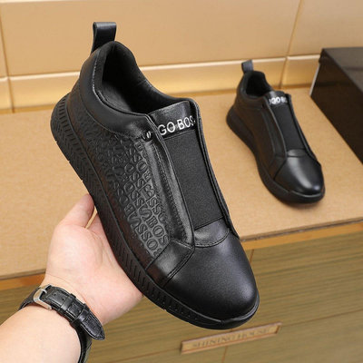 Leann代購~歐洲站hugo boss 夏季2023新款男鞋飛織透氣運動鞋舒適透氣百搭歐美輕奢