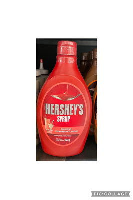 5/31前 美國 Hershey's 好時 草莓風味糖漿 623g 最新到期日:2024/11/8頁面是單價
