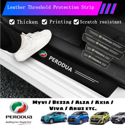 汽配~Car Door Threshold Waterproof Carbon Fiber stickers for LiYs