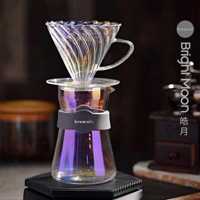 現貨熱銷-Bonavita pro-brewista 耐高溫玻璃手沖咖啡V60螺旋滴濾杯*特價