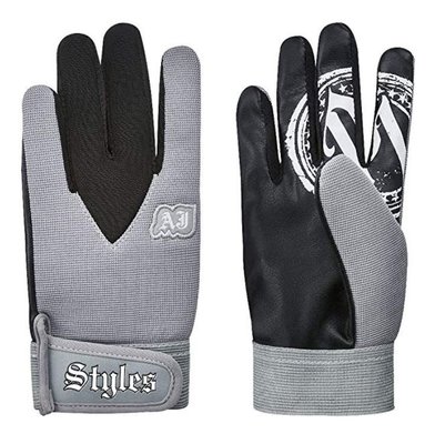 [美國瘋潮]正版WWE AJ Styles Gray Replica Gloves 非凡AJ灰黑經典配色款手套特價熱賣中