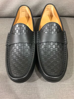 全新GUCCI黑色樂福鞋（結束營業。開倉甩賣）