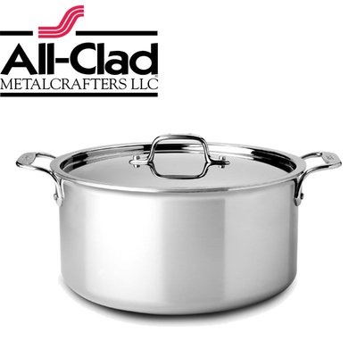 美國 All-Clad D3 STAINLESS 高級不銹鋼鍋具 8QT 7.5L 29cm 含蓋 不鏽鋼 湯鍋 燉鍋
