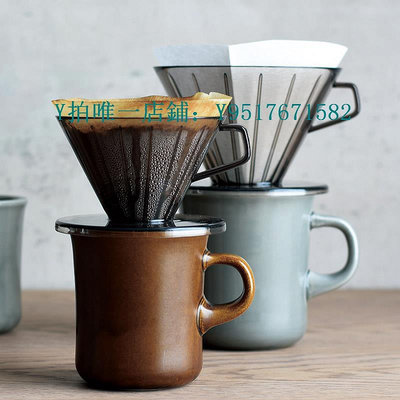 咖啡過濾器 日本Kinto 樹脂濾杯 V60錐形手沖咖啡過濾杯簡約設計 送濾紙
