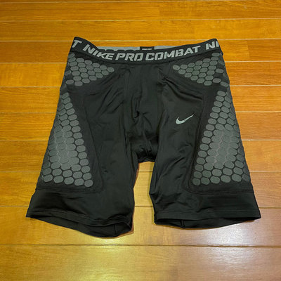 Nike Pro Combat Hyperstrong 日本購回 男籃球運動訓練緊身五分防撞束褲 黑色百搭基本款 XXL
