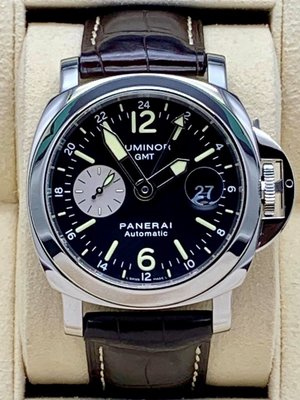 重序名錶 PANERAI 沛納海 LUMINOR GMT PAM088  GMT兩地時間 自動上鍊腕錶