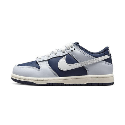 Nike Dunk Low 中童 灰藍 反轉 低筒 穿搭 潮流 運動 休閒 休閒鞋 FB9108-002