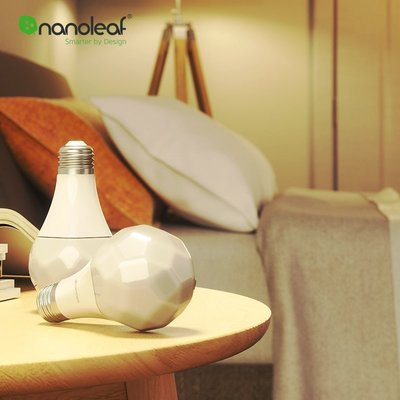 【熱賣精選】LED燈泡Nanoleaf智能Homekit冷暖彩光節能E27螺紋口LED燈泡球泡家用氛圍滿額免運