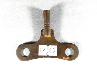 [銀九藝] 內徑4.8mm銅製古董鐘 發條鐘 機械鐘 鑰匙 (1)