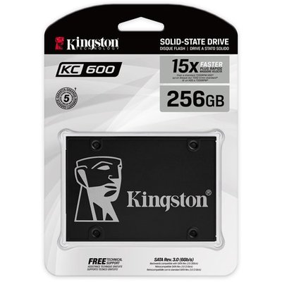 Kingston 金士頓 KC600 256G SSD 2.5吋固態硬碟